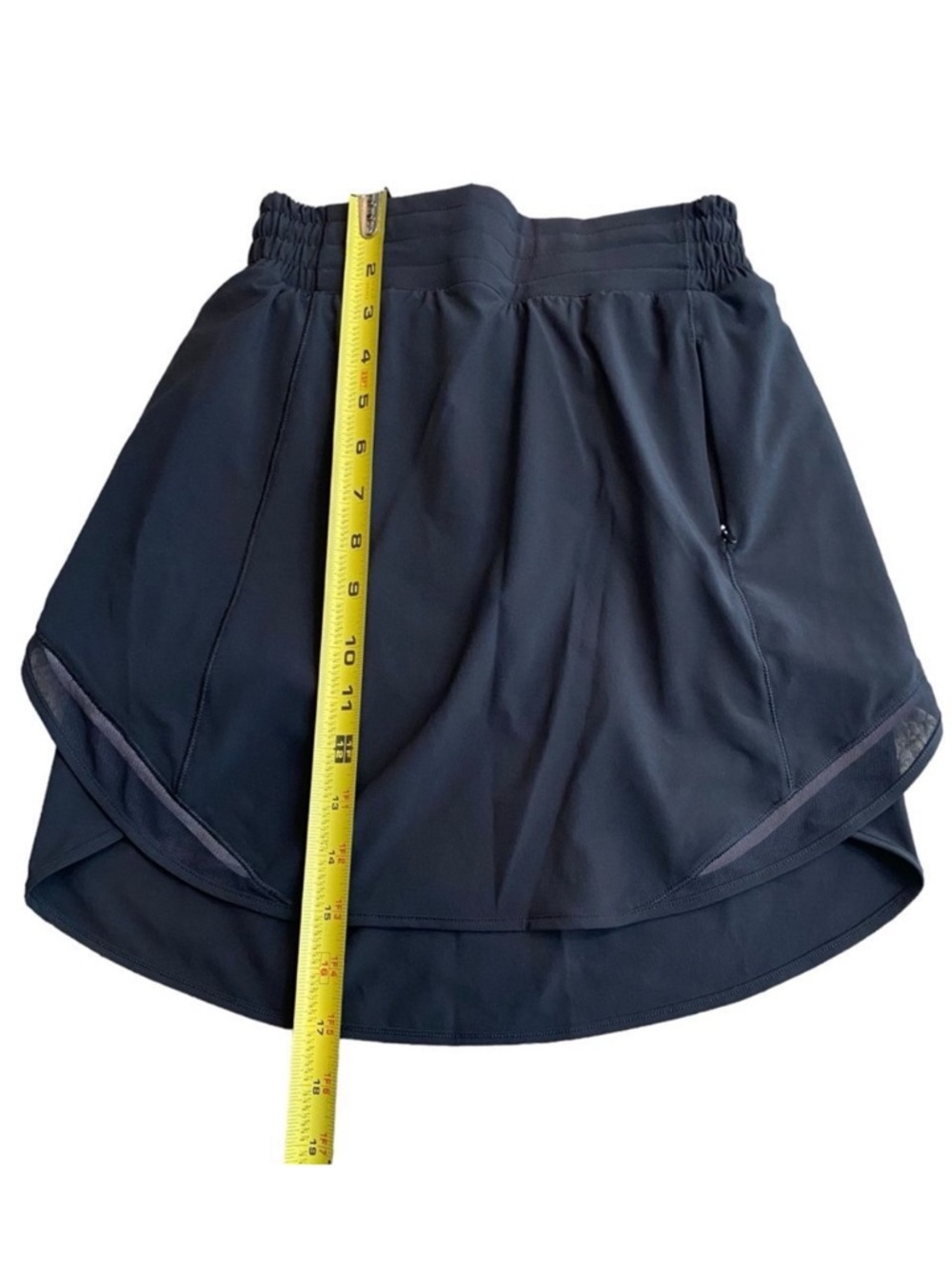 NWT Lululemon Hotty Hot High Rise Skirt Long Black - Picture 8 of 8